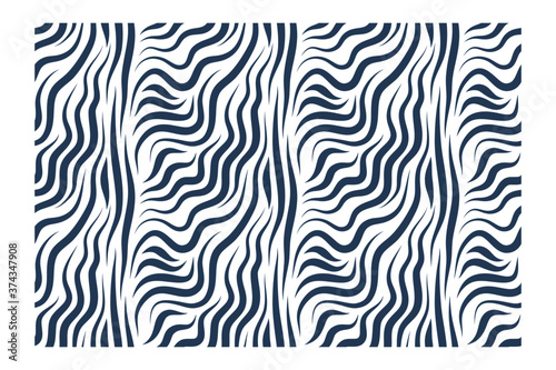 Horizontal seamless pattern of verticals and diagonals waves of the acute form. Camouflage skin textures.