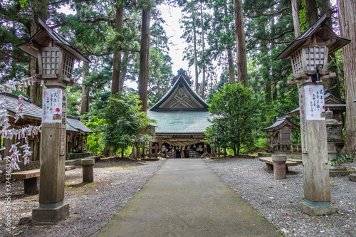 The Karamatsu Shrine is a long-established ancient shrine in Daisen City, Akita Prefecture, Japan