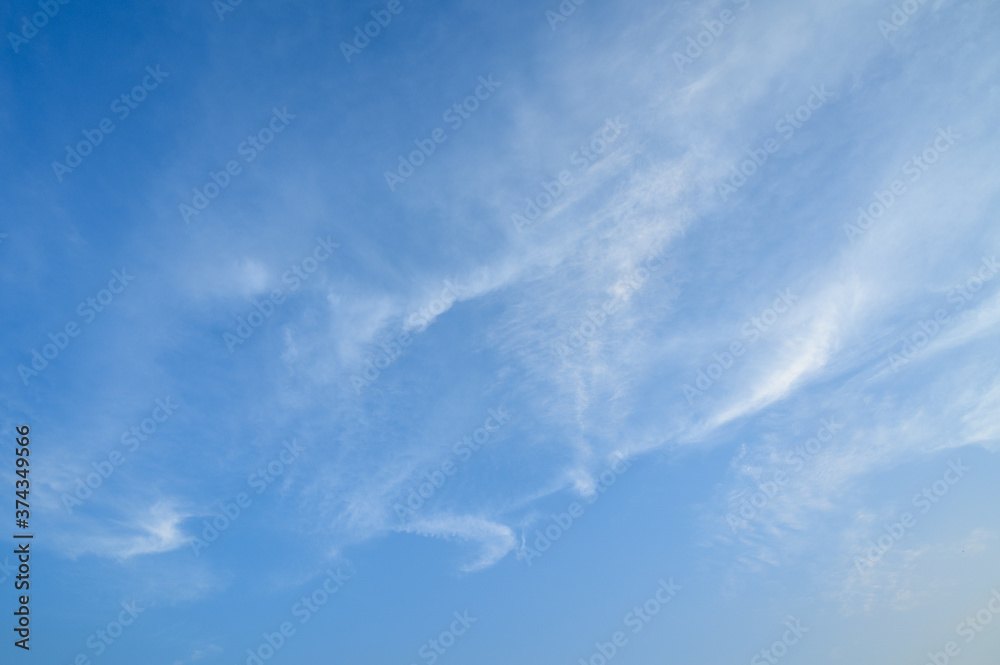 blue sky with clouds