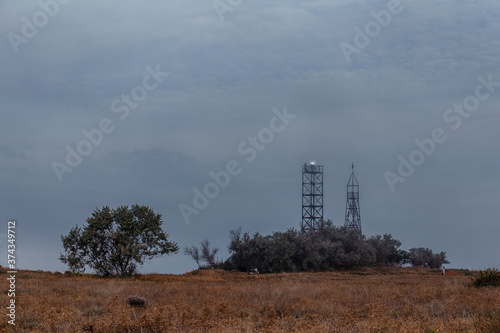 tower in the mountains