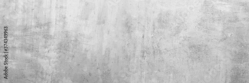 Texture of old gray concrete wall for background, grunge background, panorama