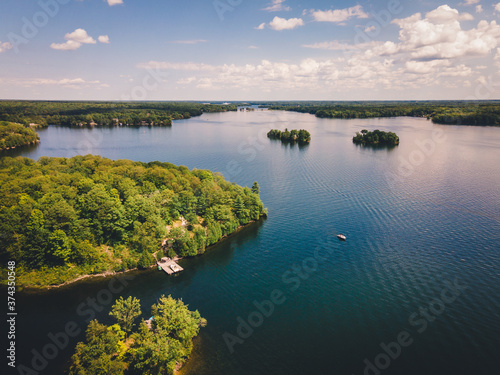 Aerial Drone of Lake