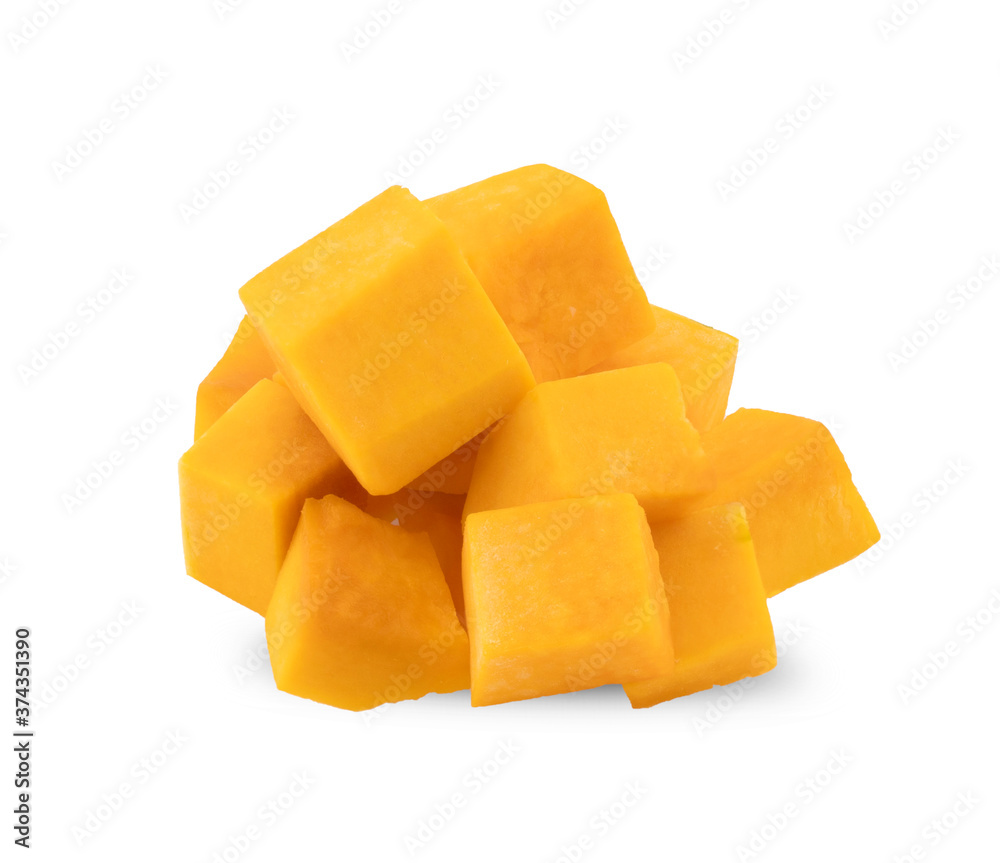 Butternut squash isolated on white background Butternut squash isolated on white background