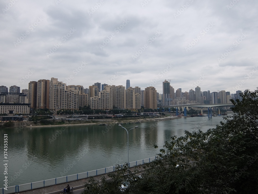 Naklejka premium 重慶の風景