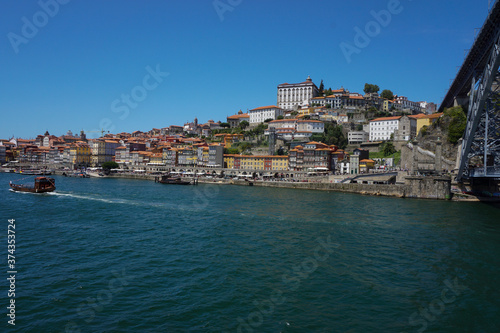 Porto, view on river and old town