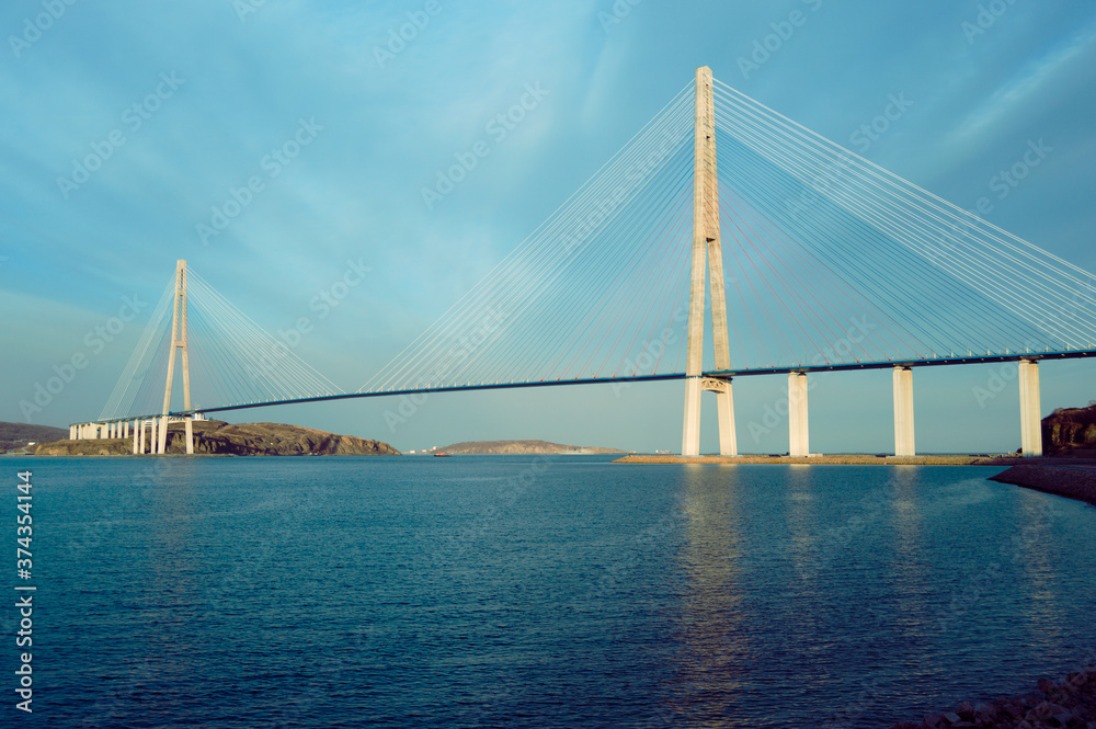 bridge on Russky Island, Vladivostok