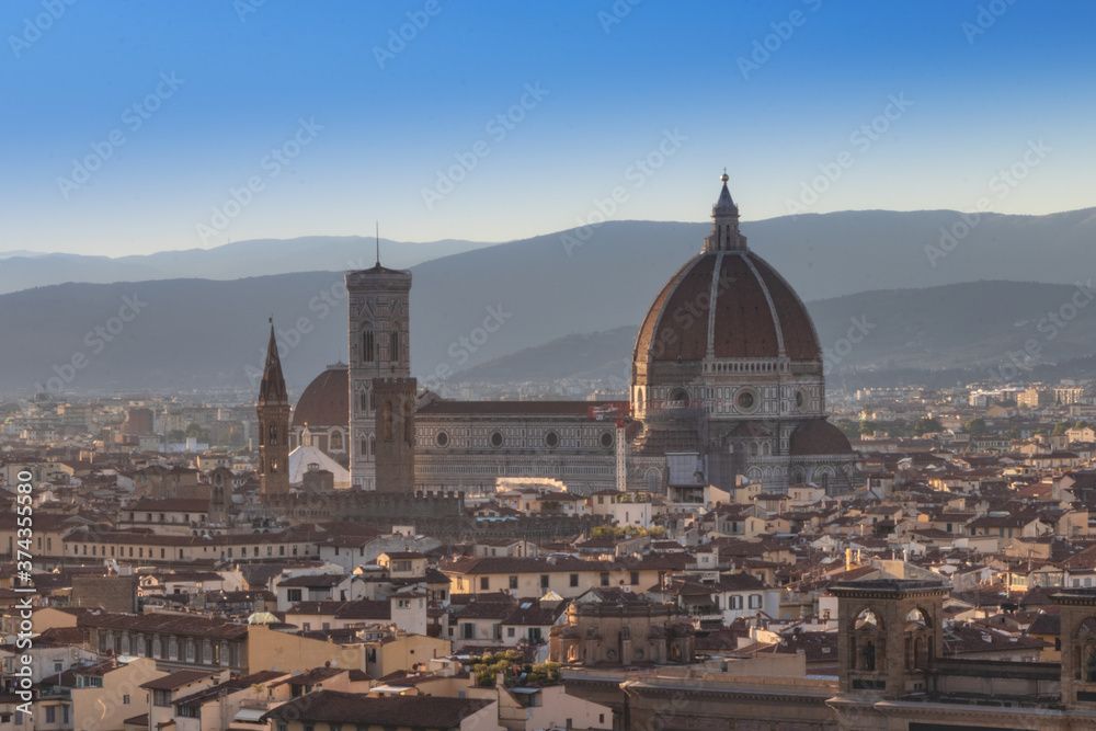 Beautiful view of the city of Florence - Italy