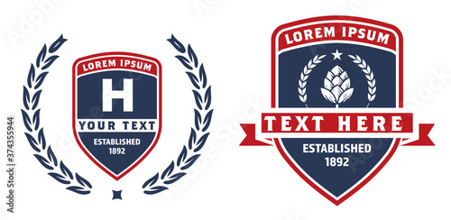 Retro Vintage Premium Quality Logos set. Vector design elements, signs, badges, identity, logos, labels, logotypes and stickers.