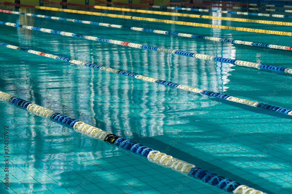 Obraz premium The sports swimming pool. Sport background