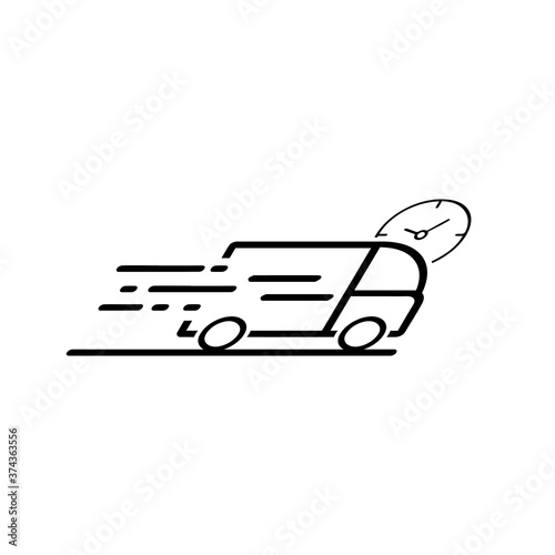 Shipping fast delivery icon vector design template