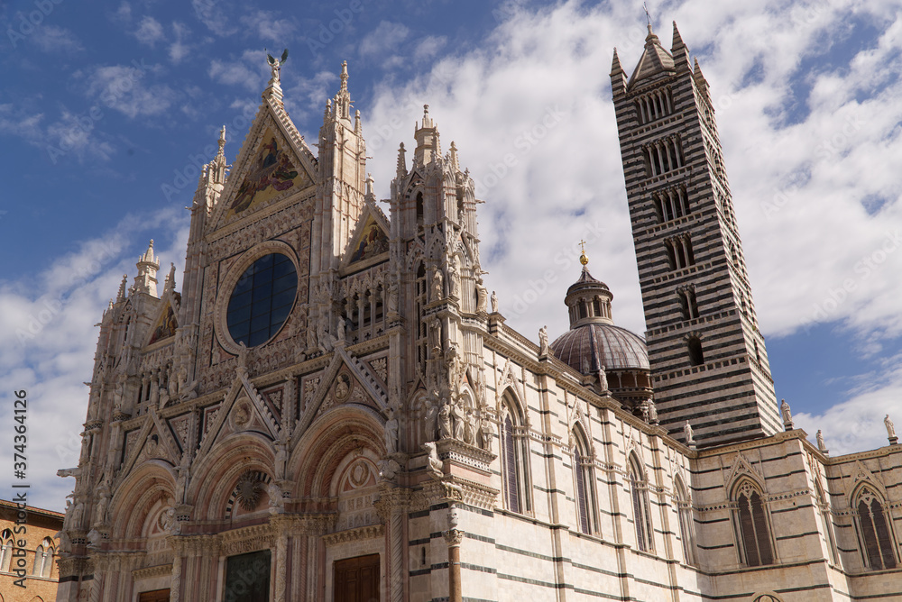 The splendid cathedral of Siena