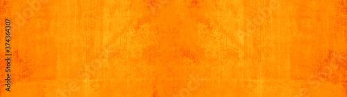Abstract grunge rusty orange brown rust metal steel paper wall texture background banner panorama © Corri Seizinger