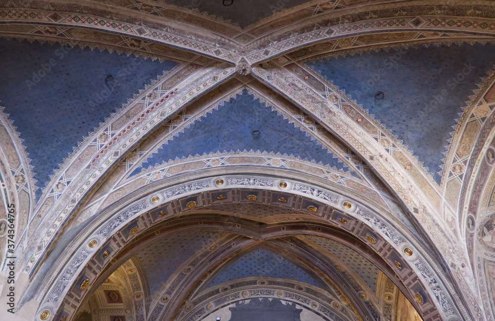 Interior of the museum complex of Santa Maria della Scala in Siena