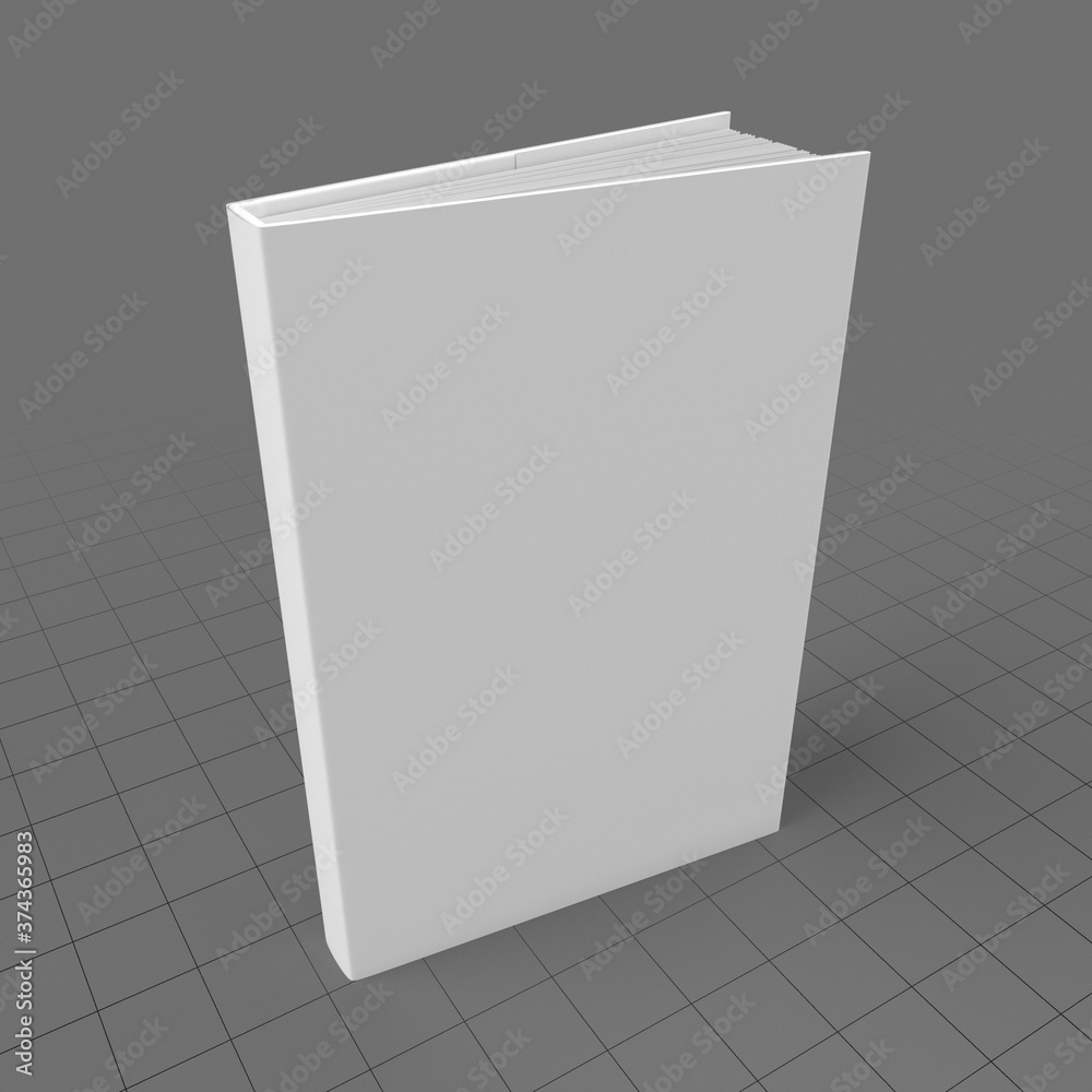 Closed Dust Jacket Book 1 Stock 3D Asset Adobe Stock