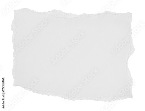 white paper ripped message torn note paper label background crumpled