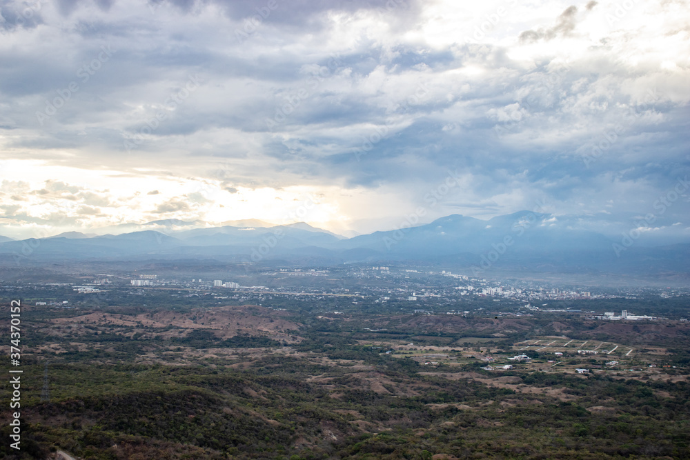 view of the city