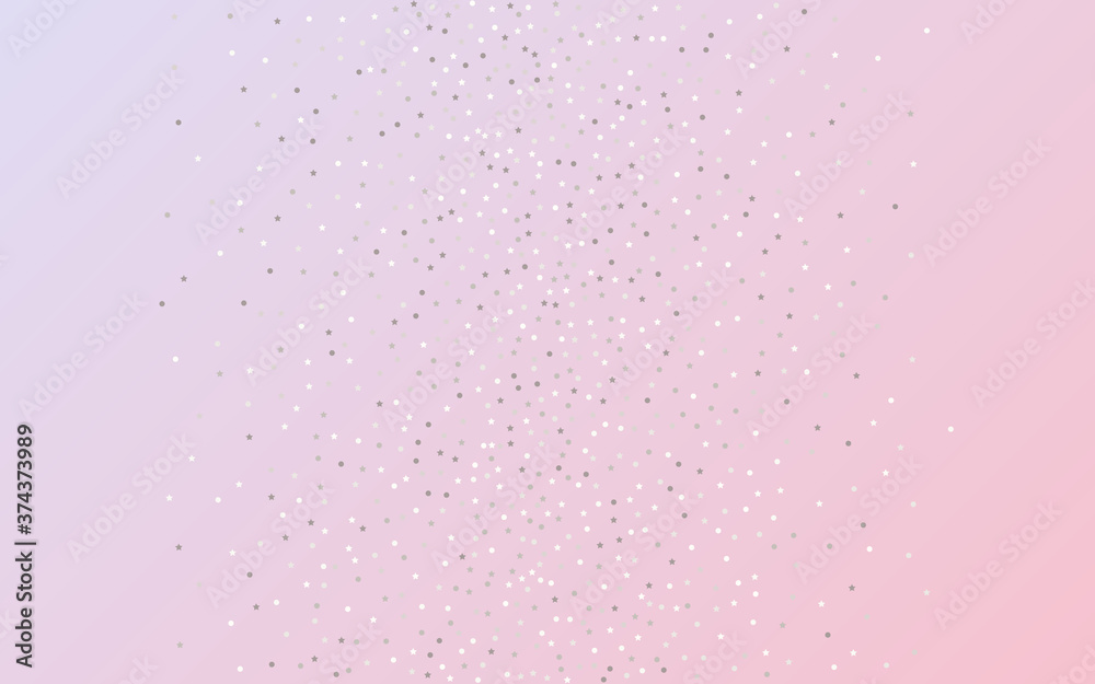 White Splash Effect Pink Background. Modern Round 