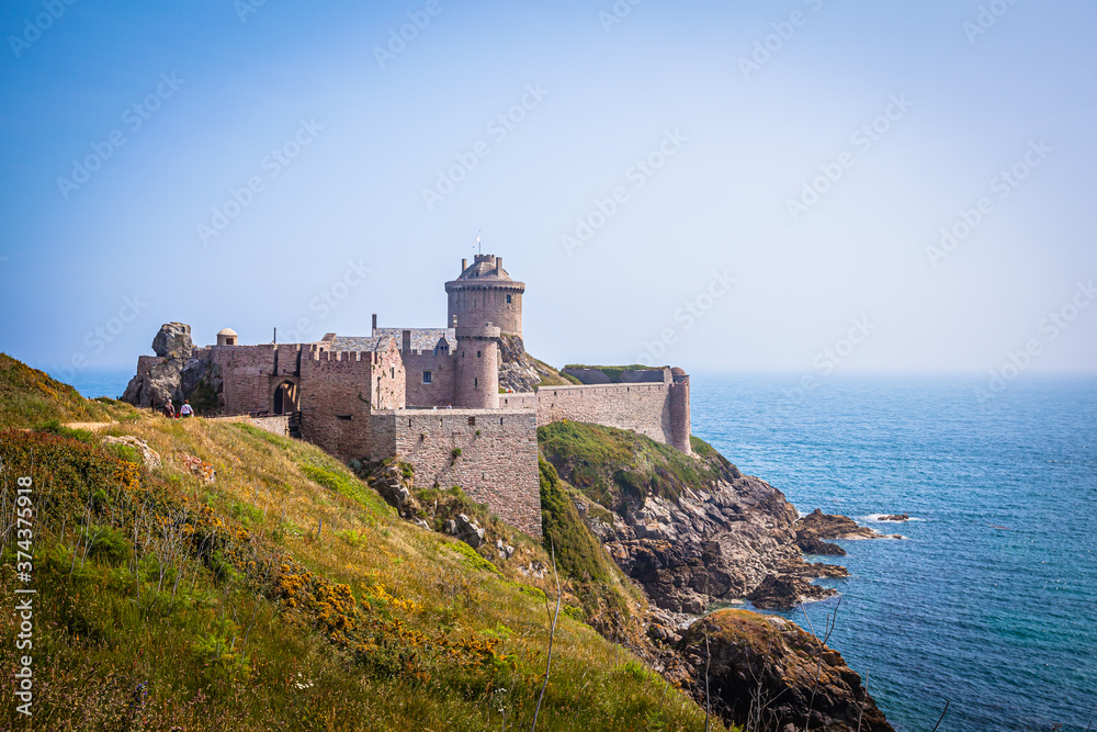 Fort-La-Latte at Cap Frehel at the coast of Brittany, France