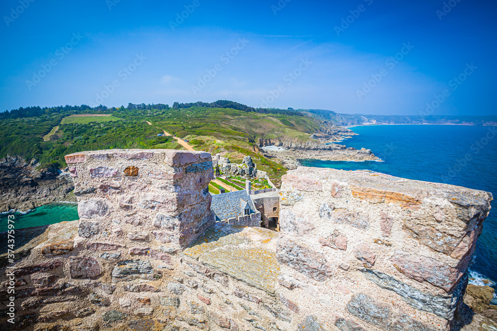 Fort-La-Latte at Cap Frehel at the coast of Brittany, France Fort-La-Latte at Cap Frehel at the coast of Brittany, France