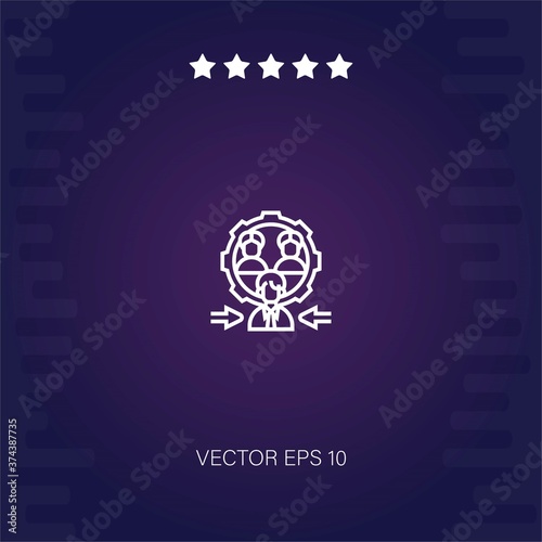 capacity vector icon modern illustration