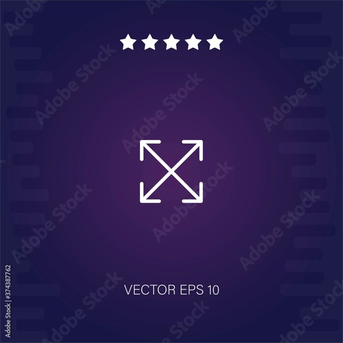 directions vector icon modern illustration