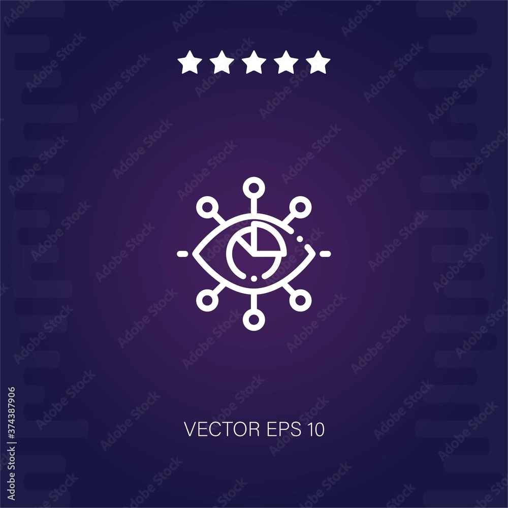 visibility vector icon modern illustration visibility vector icon modern illustration
