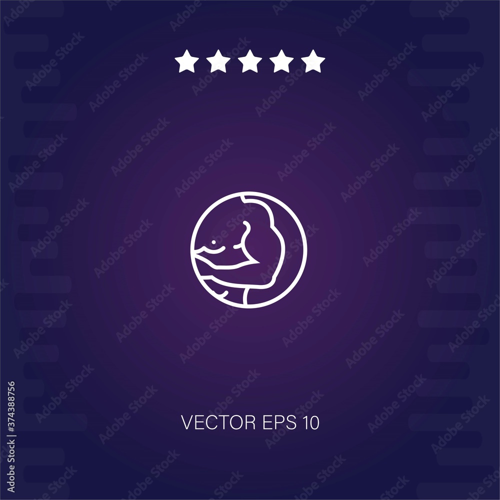 arm vector icon modern illustration arm vector icon modern illustration