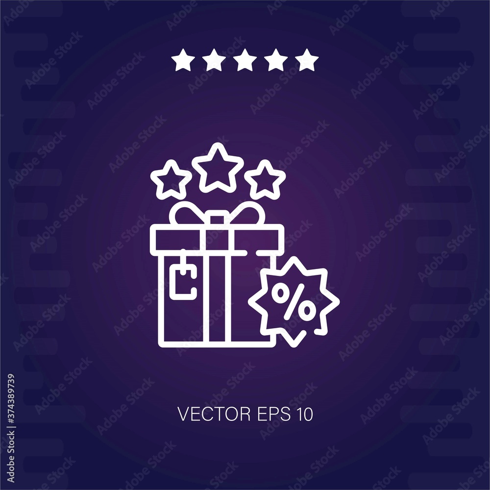 discount vector icon modern illustration discount vector icon modern illustration