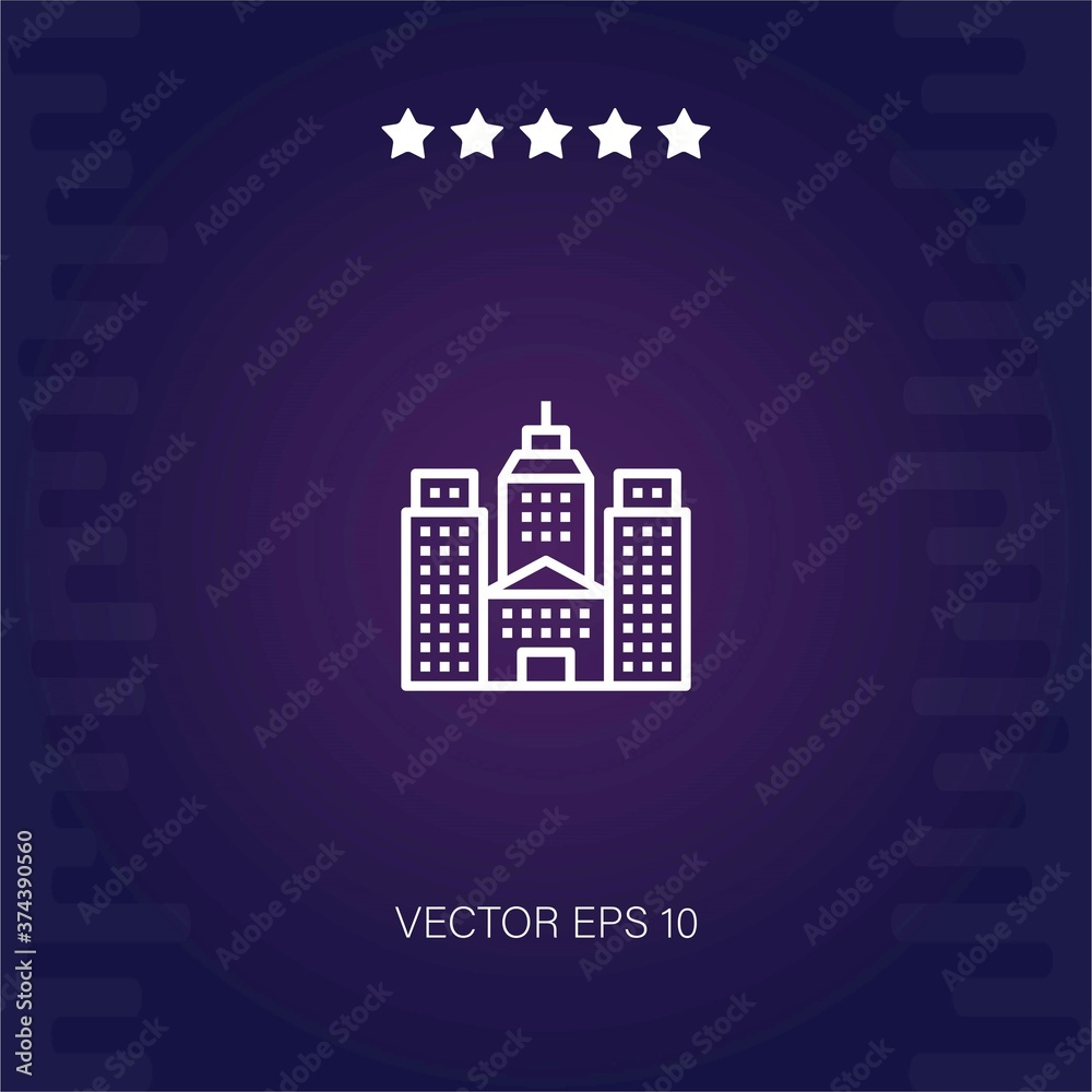 property vector icon modern illustration property vector icon modern illustration