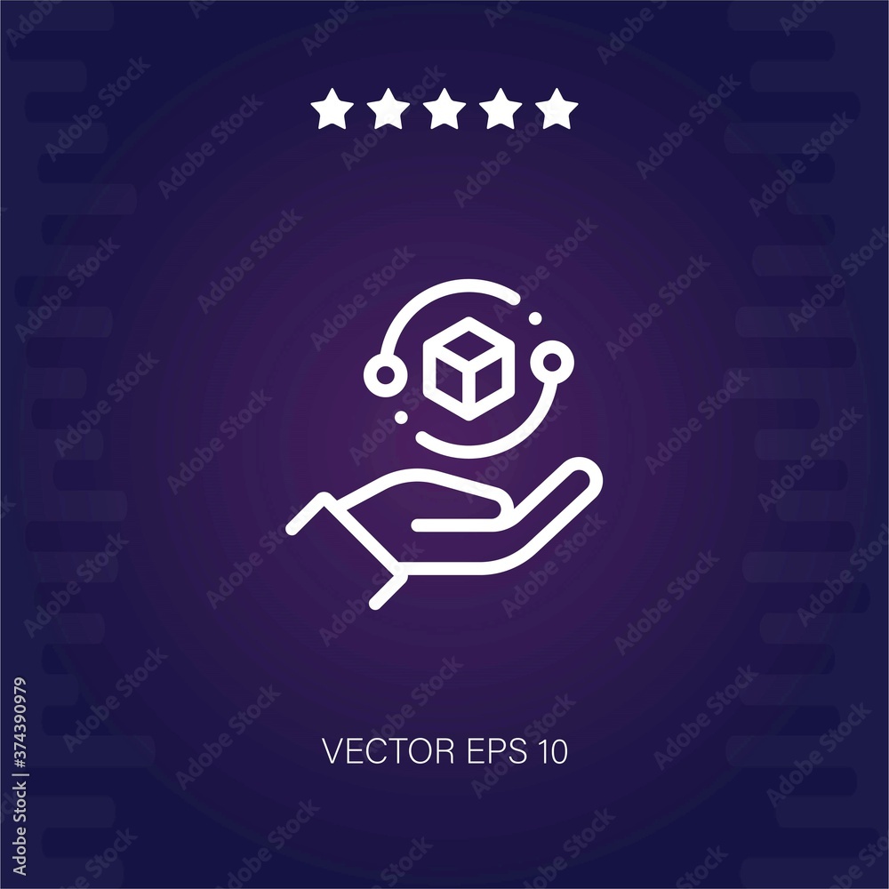 big data vector icon modern illustration big data vector icon modern illustration