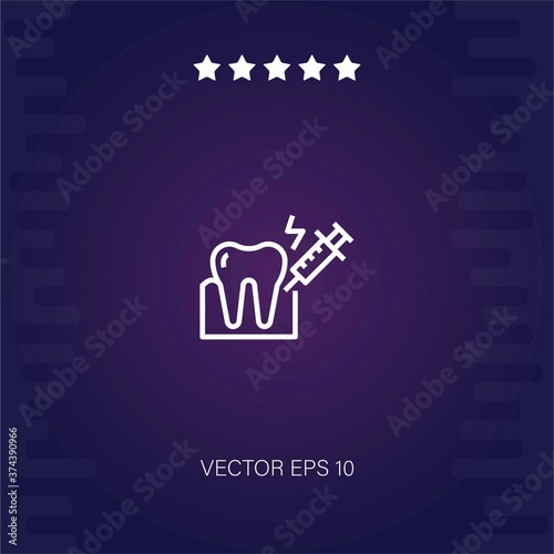 anesthesia vector icon modern illustration