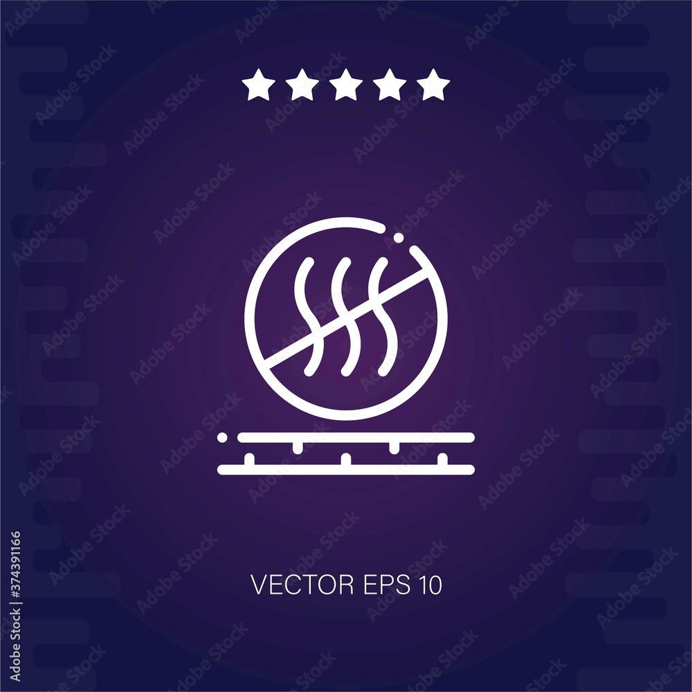 odor vector icon modern illustration - obrazy, fototapety, plakaty 