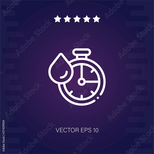 quick dry vector icon modern illustration