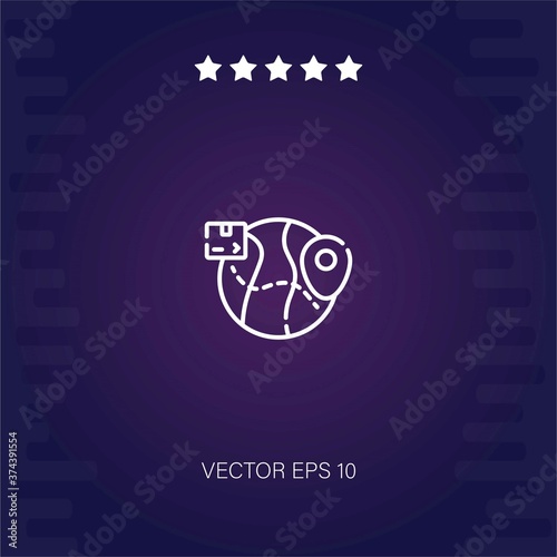 delivery vector icon modern illustration