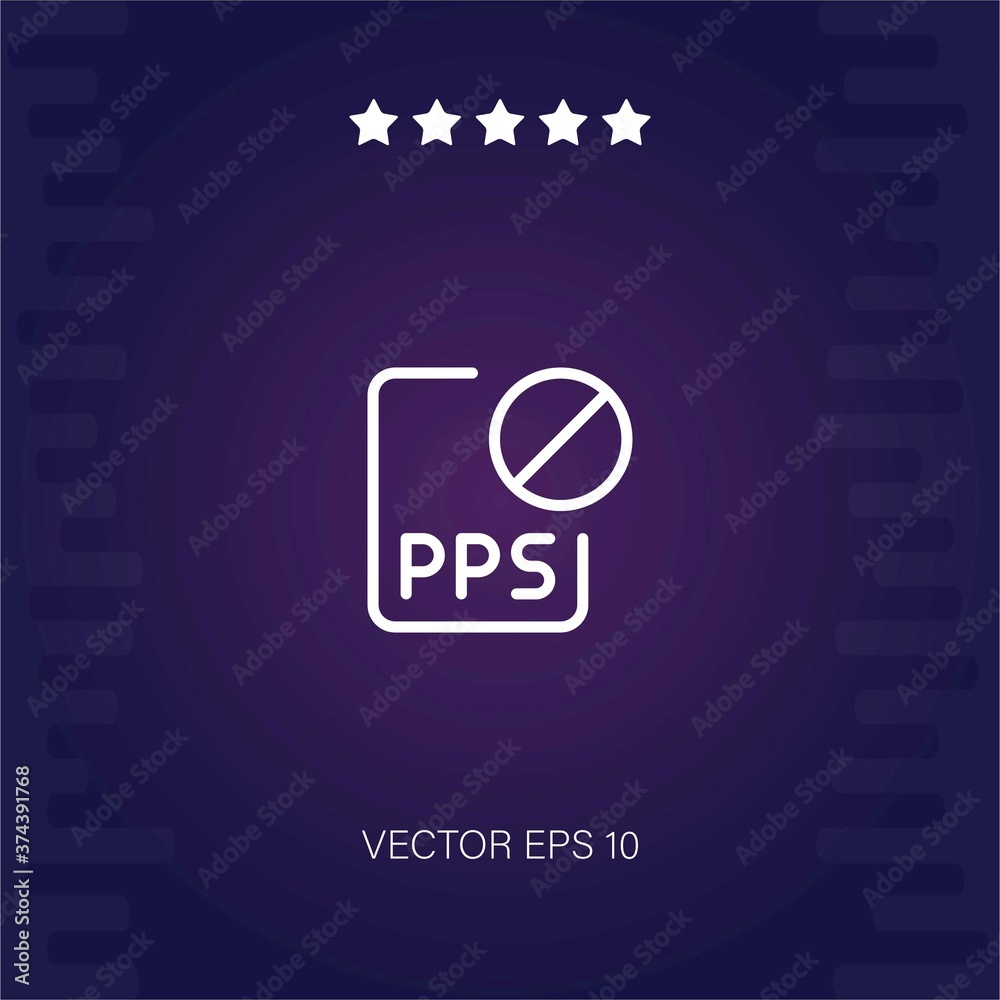 blocked vector icon modern illustration