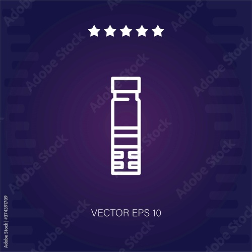 anesthetic needle vector icon modern illustration