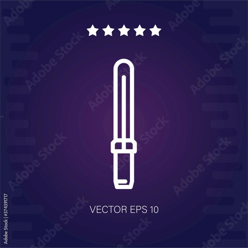 anesthetic syringe vector icon modern illustration