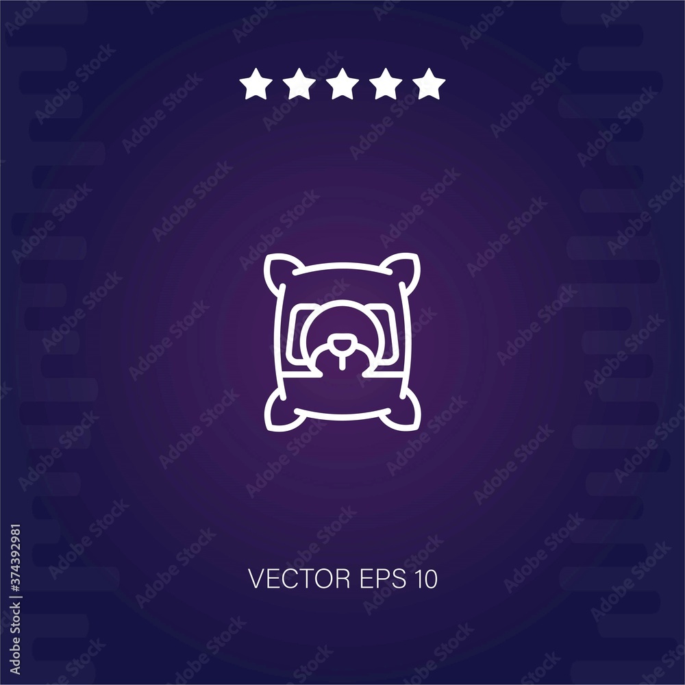 dog food vector icon modern illustration dog food vector icon modern illustration
