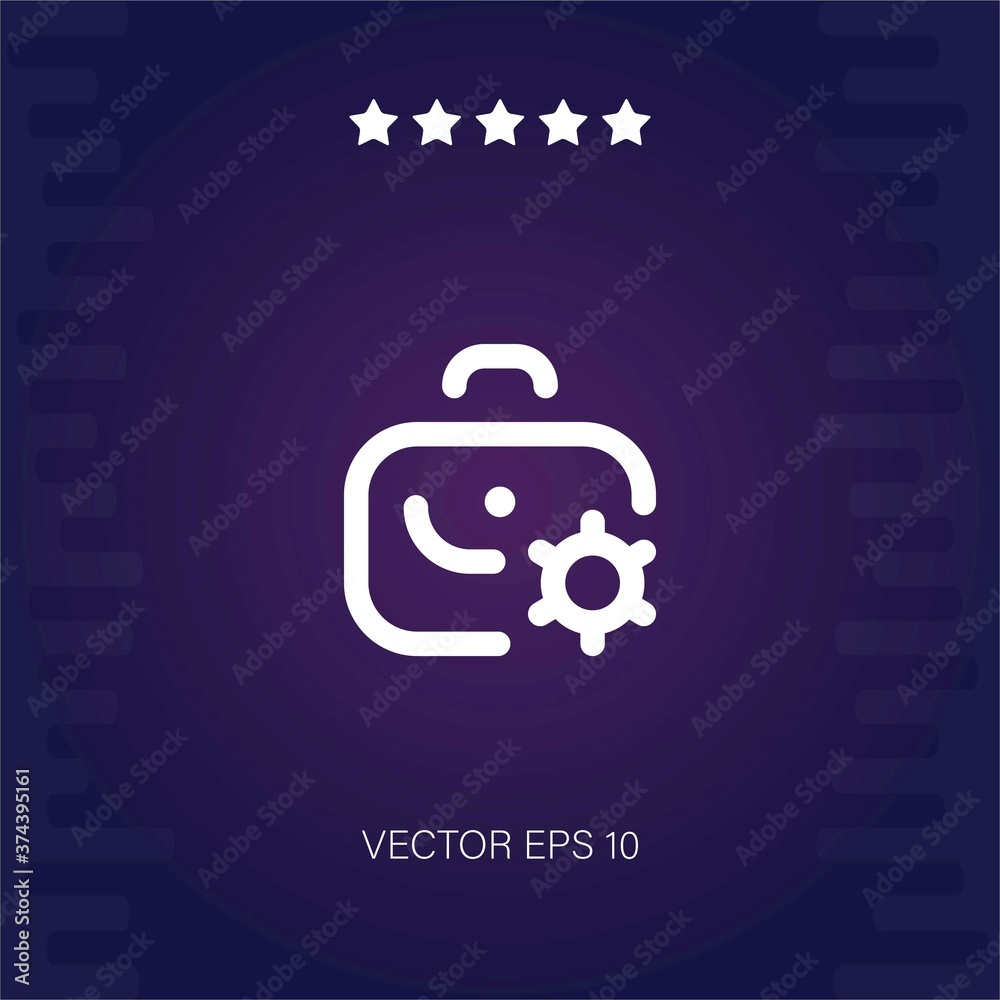 management vector icon modern illustration management vector icon modern illustration