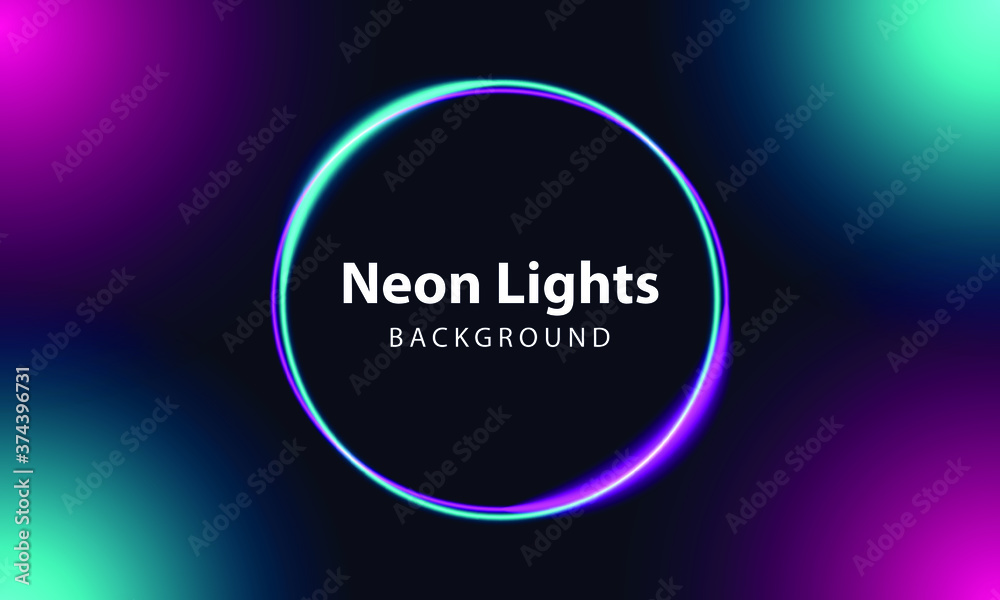 neon lights background