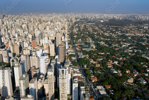 Zoneamento da cidade - Cerqueira Cesar    esquerda e bairro Jardins    direita