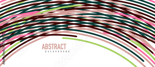 Аbstract moving colorful lines vector backgrounds for cover, placard, poster, banner or flyer