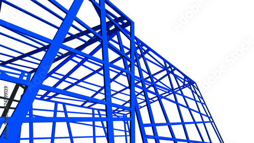 structure building construction. Industrial background