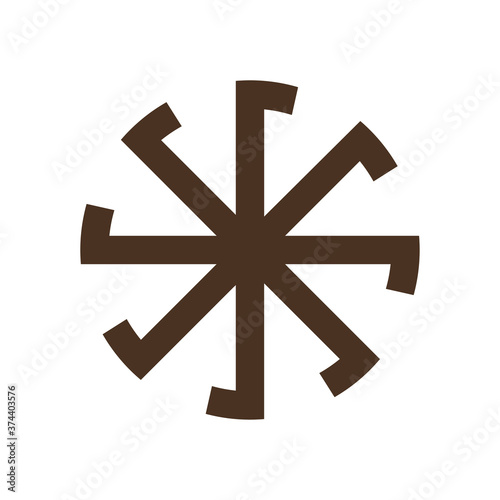 Quadro em tela vector pagan, Celtic mystical and magical symbols