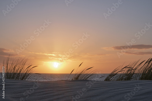 Fototapeta Naklejka Na Ścianę i Meble -  sunset from the dunes