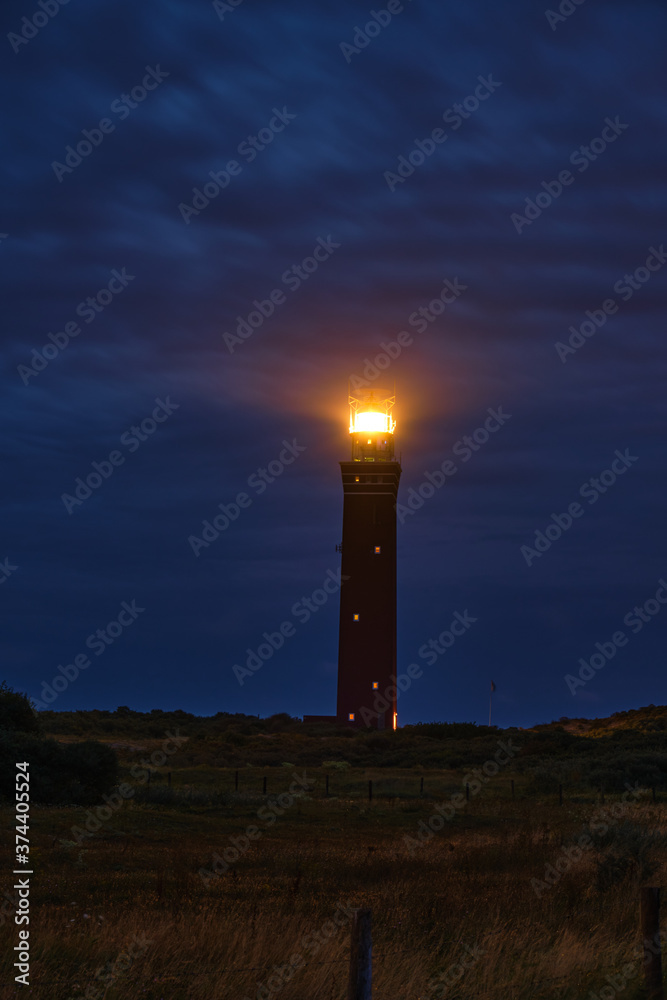 silhouette of a lighthouse