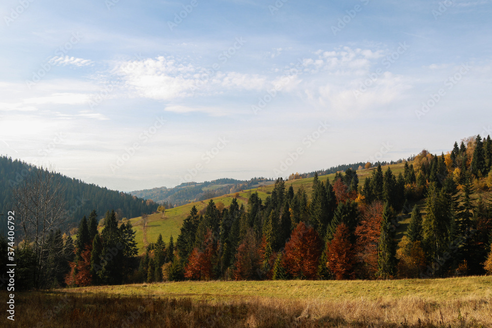 autumn in the mountains