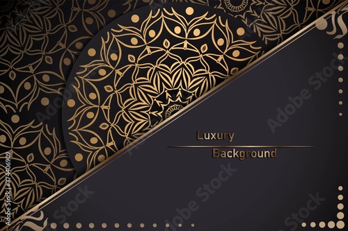 Templates, elegant invitations with mandalas
