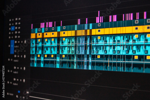 Video Editing Timeline