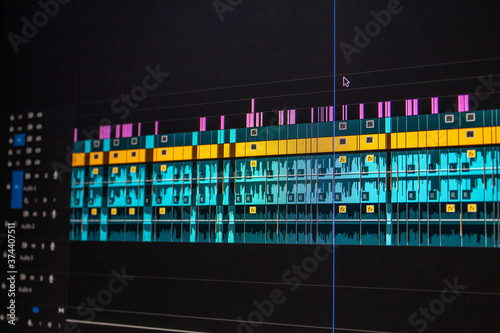 Video Editing Timeline
